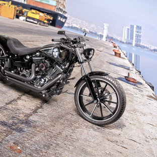 Harley Davidson Softail Breakout Custom - Motorradfotograf Hamburg